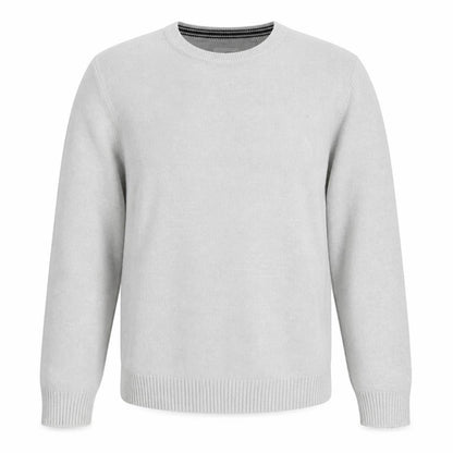 Kromstadt Men's Grey Cotton Pullover Sweater L Casual