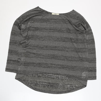 Womens UK Size S Oasis Grey Pullover Jumper