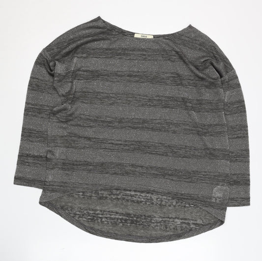 Womens UK Size S Oasis Grey Pullover Jumper
