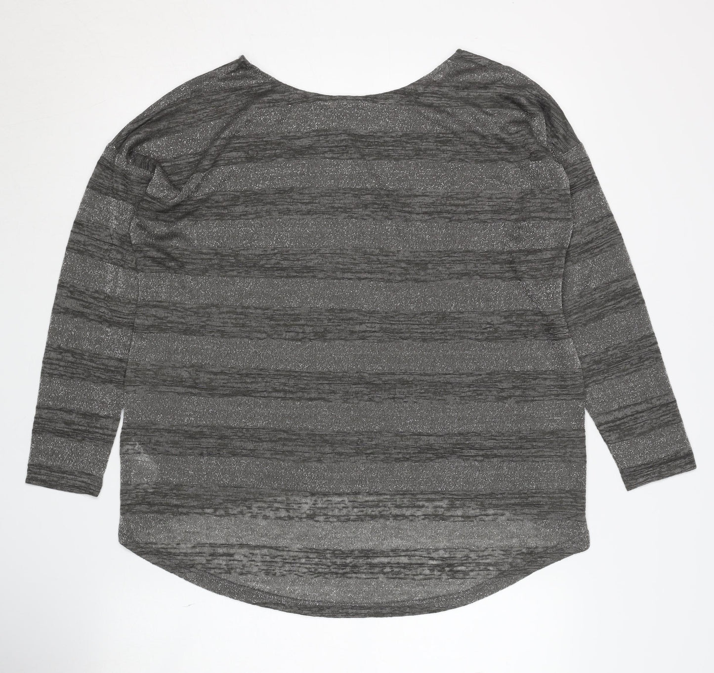 Womens UK Size S Oasis Grey Pullover Jumper