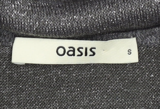Womens UK Size S Oasis Grey Pullover Jumper