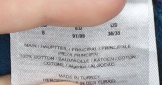 Joe Browns Men's Blue Biker Graphic T-Shirt, Size S