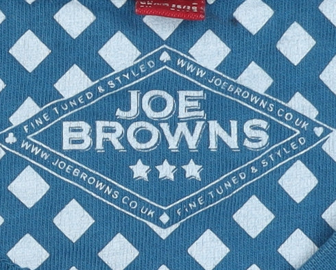 Joe Browns Men's Blue Biker Graphic T-Shirt, Size S