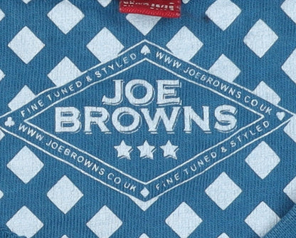 Joe Browns Men's Blue Biker Graphic T-Shirt, Size S