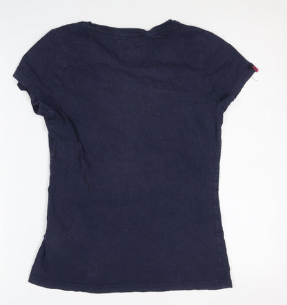 Superdry Women's Blue Medium Vintage T-Shirt