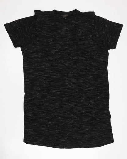 Womens UK Size S Ted Baker Black Basic T-Shirt