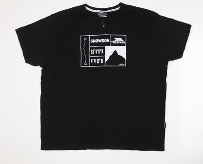 Trespass Men's Black XL Outdoor Graphic T-Shirt