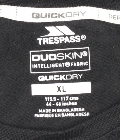 Trespass Men's Black XL Outdoor Graphic T-Shirt