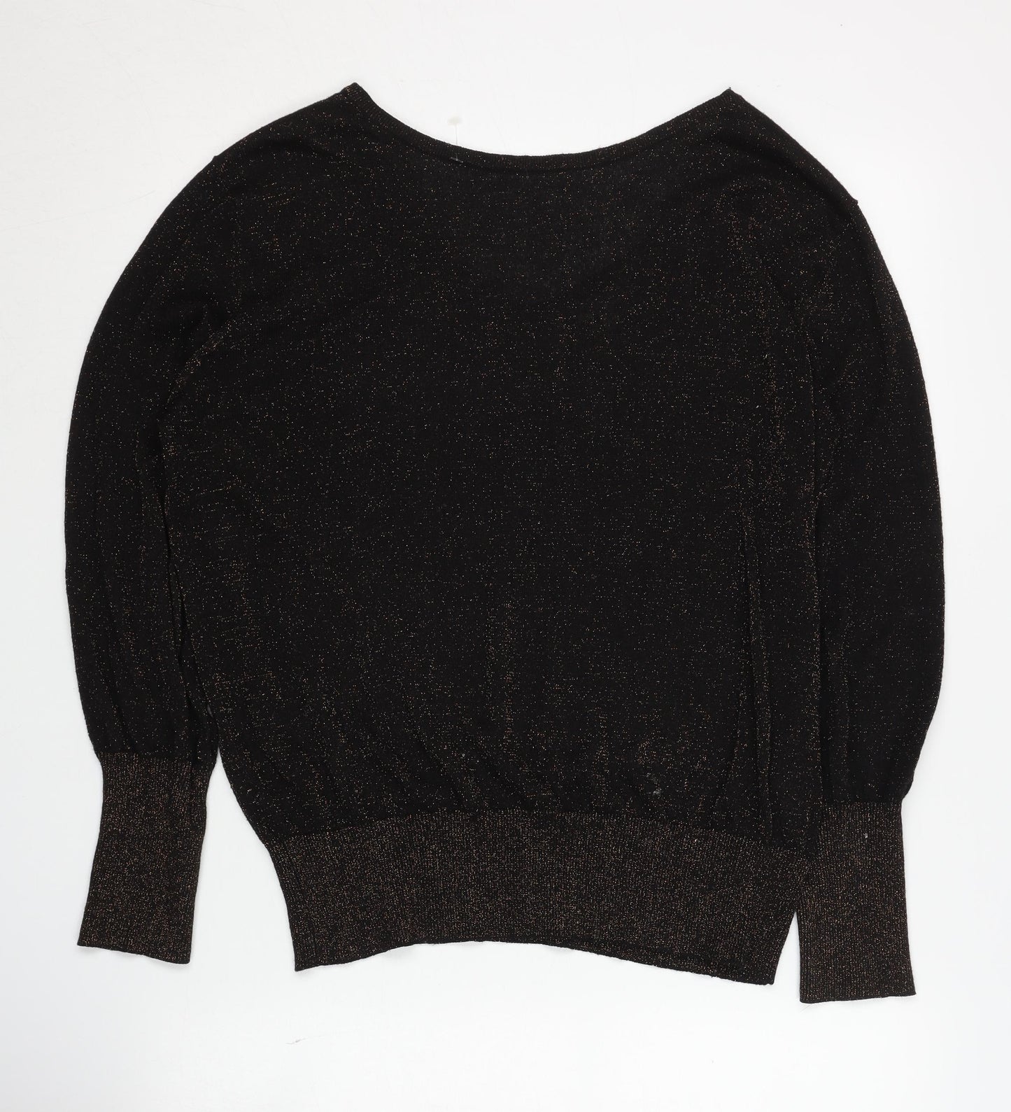 Womens UK Size L Monsoon Black Cardigan Jumper