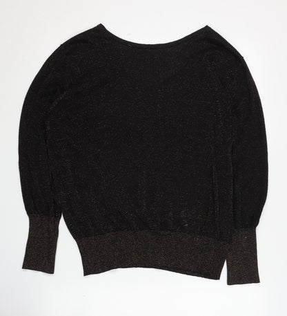 Womens UK Size L Monsoon Black Cardigan Jumper