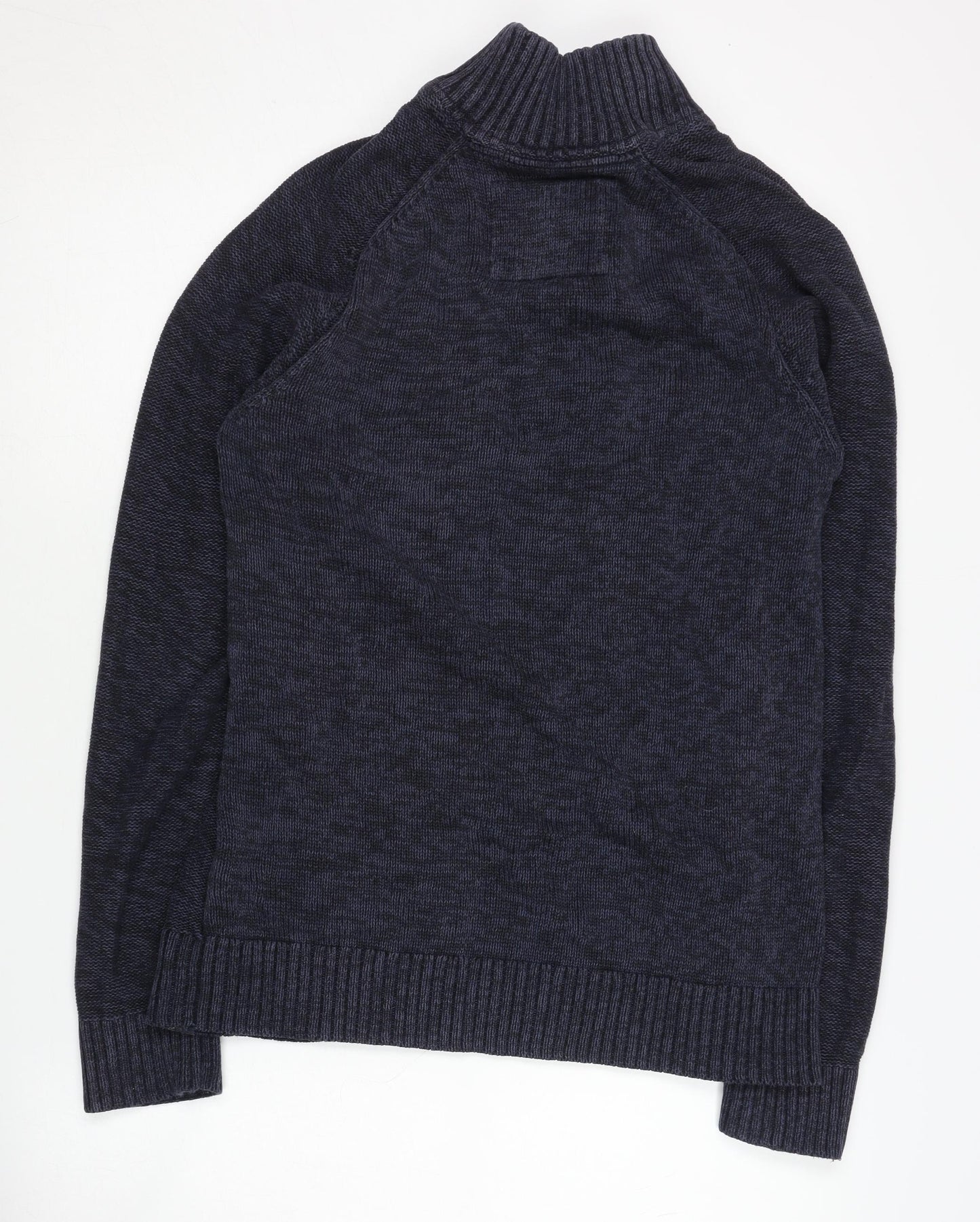 Fat Face Men's Blue Henley Jumper Size S