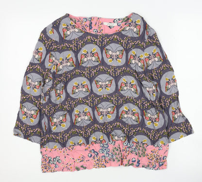 Womens UK Size 12 White Stuff Multicoloured Basic Blouse