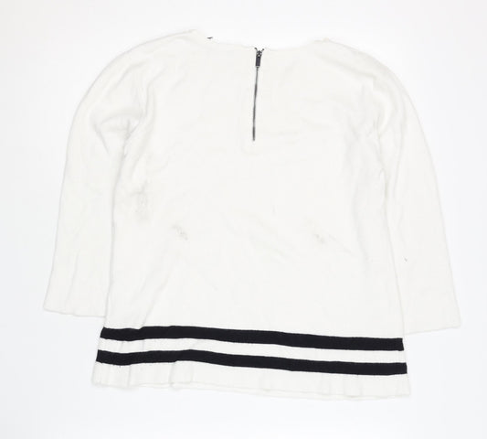 Womens UK Size 10 Great Plains White Pullover Jumper