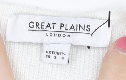 Womens UK Size 10 Great Plains White Pullover Jumper