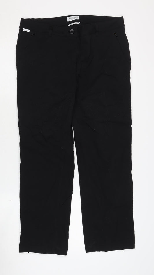 Craghoppers Women's Black Trousers Size 12