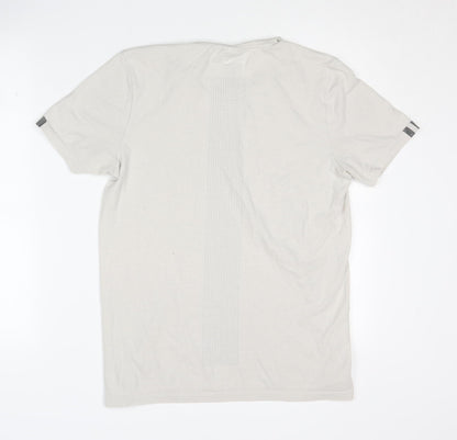 Adidas Men's Beige T-Shirt, Size S