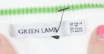 Green Lamb Women's Multicoloured Vest L