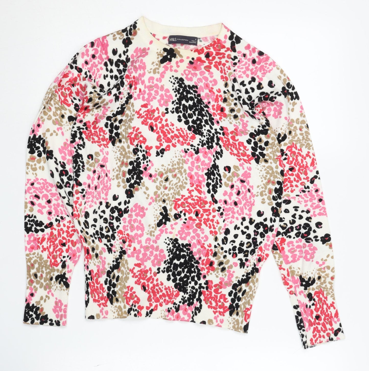Womens UK Size 8 Marks and Spencer Multicoloured Pullover Jumper