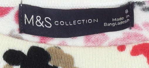 Womens UK Size 8 Marks and Spencer Multicoloured Pullover Jumper