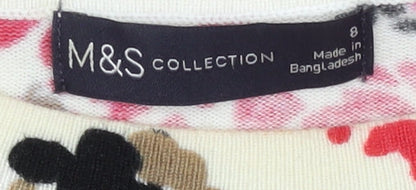 Womens UK Size 8 Marks and Spencer Multicoloured Pullover Jumper