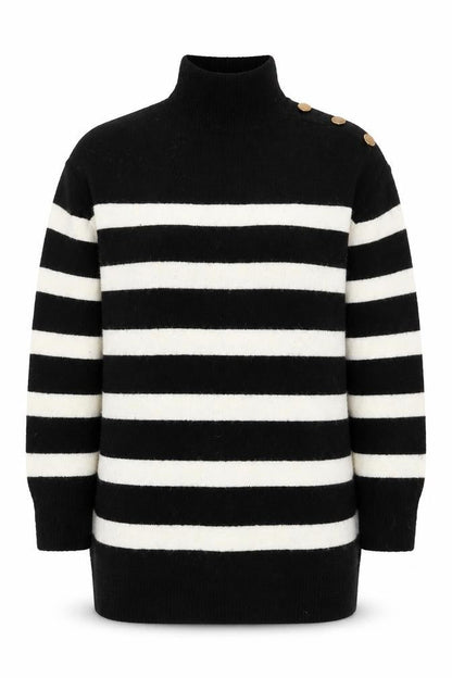Womens UK Size S New Look Black Pullover Jumper
