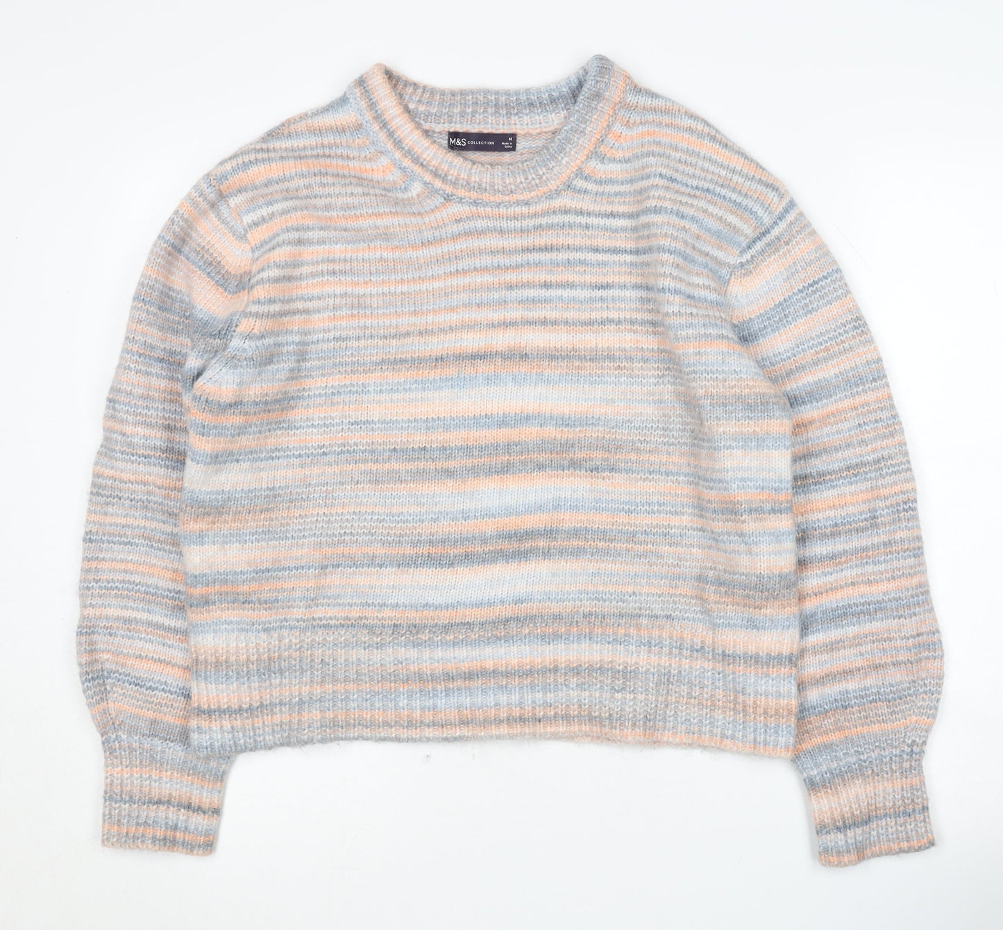 Womens UK Size M Marks and Spencer Multicoloured Pullover Jumper