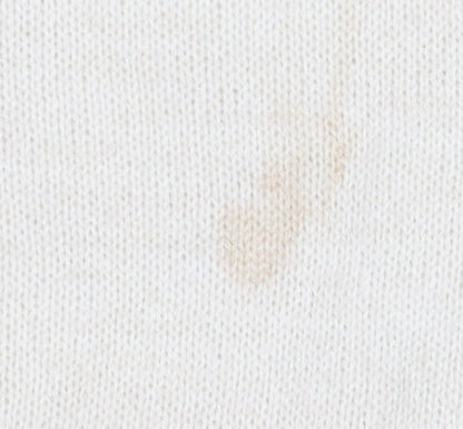 Threadbare Men’s Ivory Medium 1/2 Zip Jumper