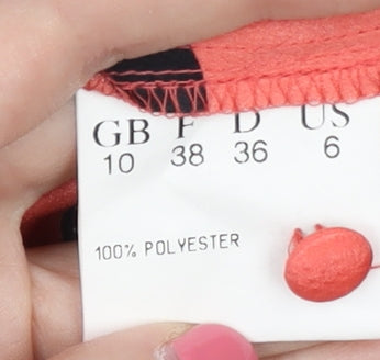 Jacques Vert Women's Black Polka Dot Top, Size 10