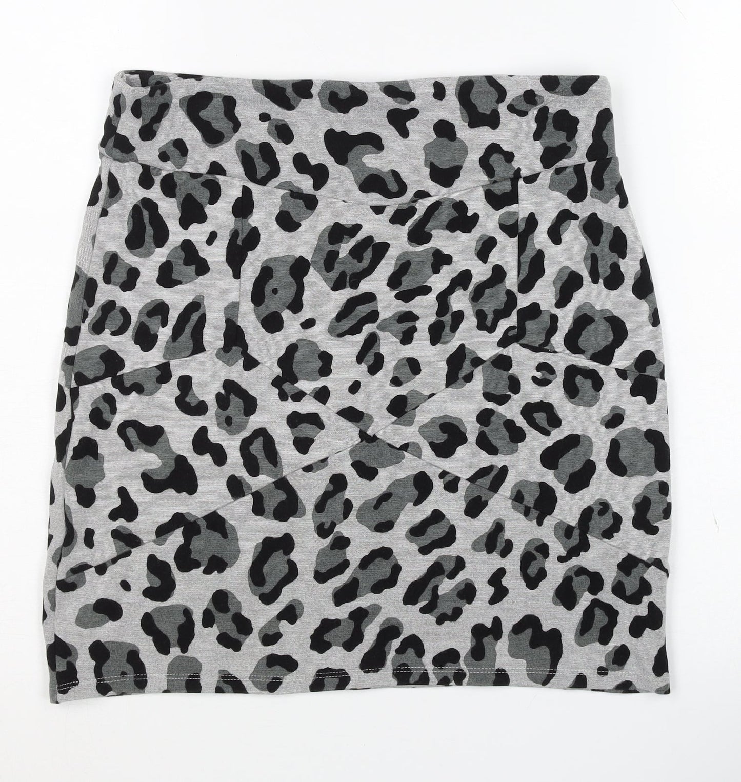 H&M Women's Grey Animal Print Pencil Skirt Size 16