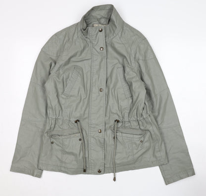 Womens UK Size 10 Marks and Spencer Green Military Jacket