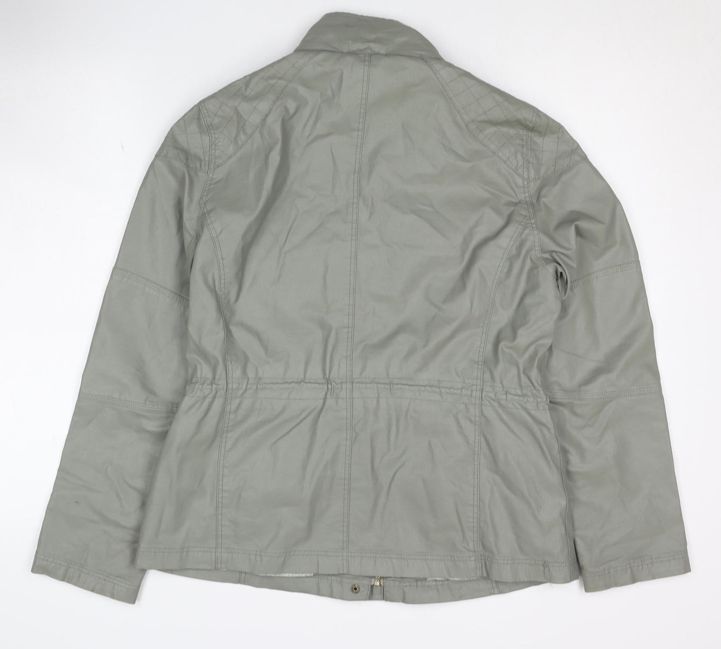 Womens UK Size 10 Marks and Spencer Green Military Jacket