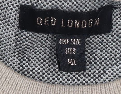 Womens UK Size One Size QED London Beige Pullover Jumper