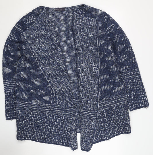Womens UK Size L Marks and Spencer Blue Cardigan Jumper