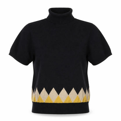 Kumikyoku Women's Black Pullover Jumper Size 9