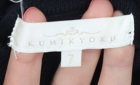 Kumikyoku Women's Black Pullover Jumper Size 9