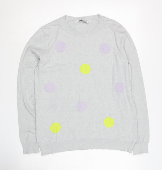 Womens UK Size L Amara Reya Grey Pullover Jumper