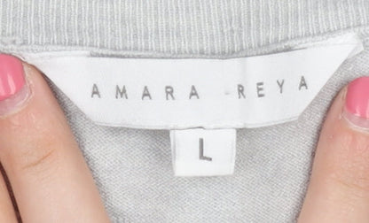 Womens UK Size L Amara Reya Grey Pullover Jumper