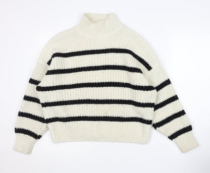 Womens UK Size M H&M Multicoloured Pullover Jumper