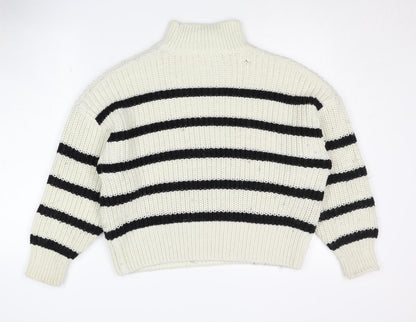 Womens UK Size M H&M Multicoloured Pullover Jumper