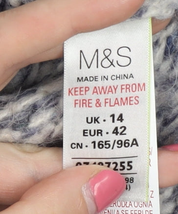 Womens UK Size 14 Marks and Spencer Multicoloured Pullover Jumper