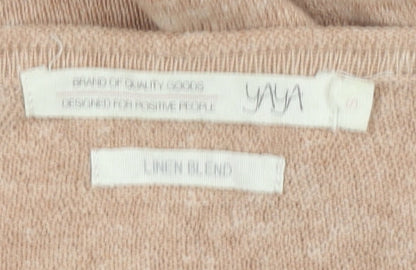 YAYA Beige Sleeveless Women's Dress - Size S