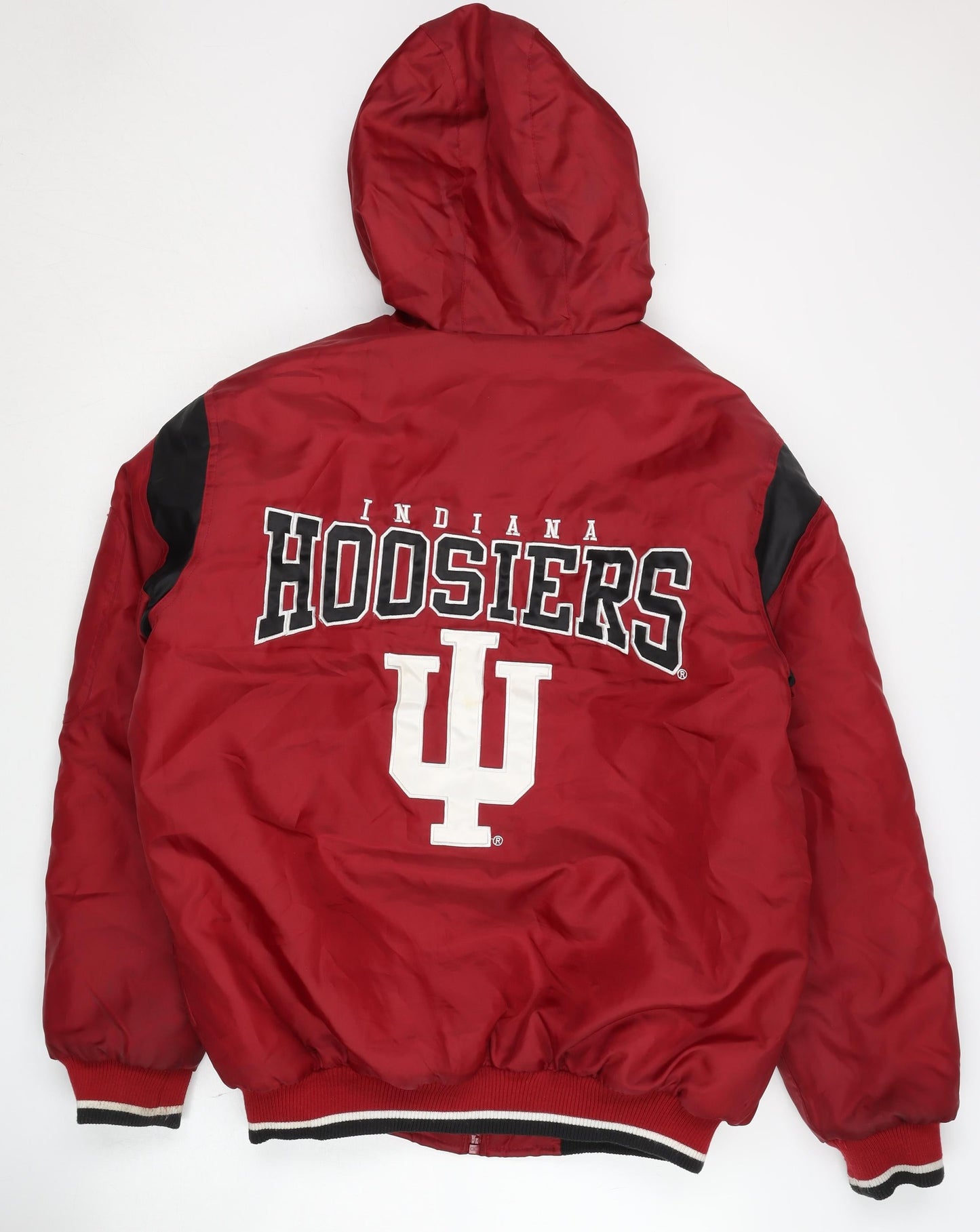 Mens UK Size M Collegiate Licensed Product Red Varsity Jacket