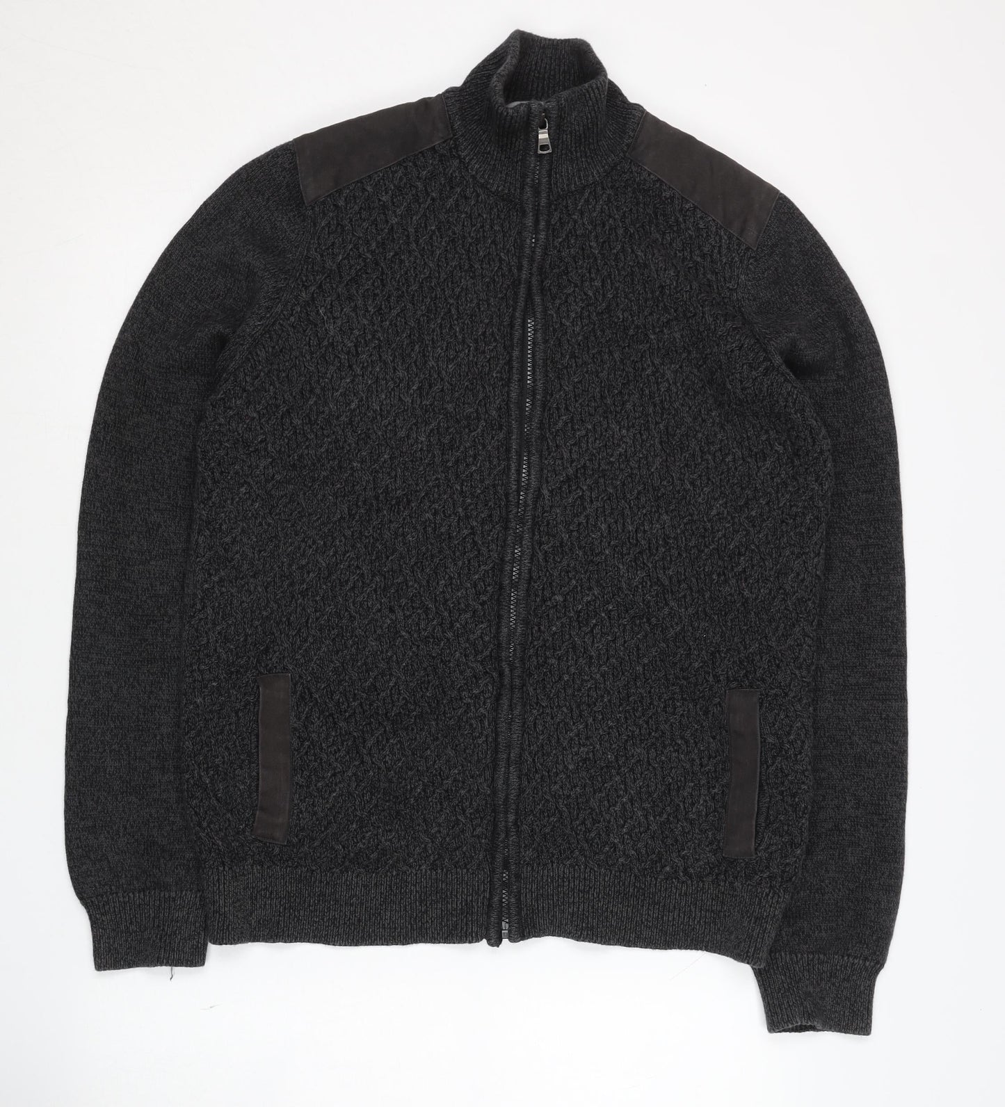 Mens UK Size L Marks and Spencer Black Basic Jacket