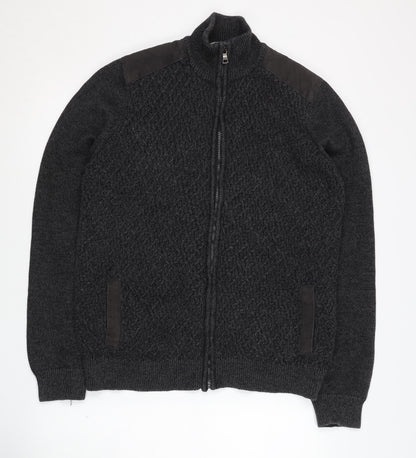 Mens UK Size L Marks and Spencer Black Basic Jacket