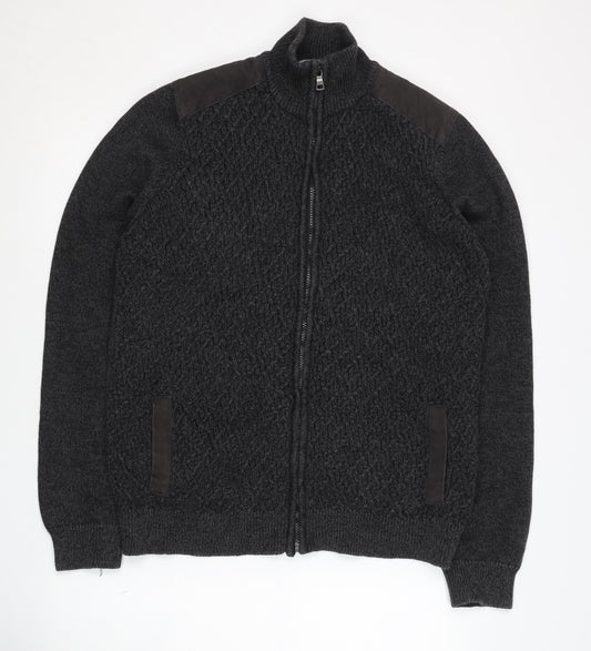 Mens UK Size L Marks and Spencer Black Basic Jacket
