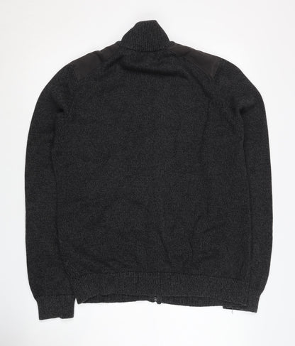 Mens UK Size L Marks and Spencer Black Basic Jacket