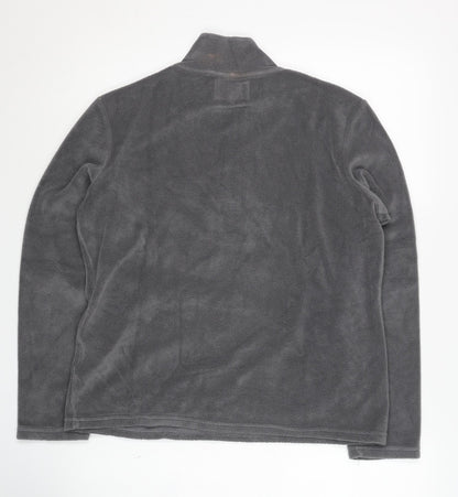 Per Una Women's Grey Henley Sweatshirt M