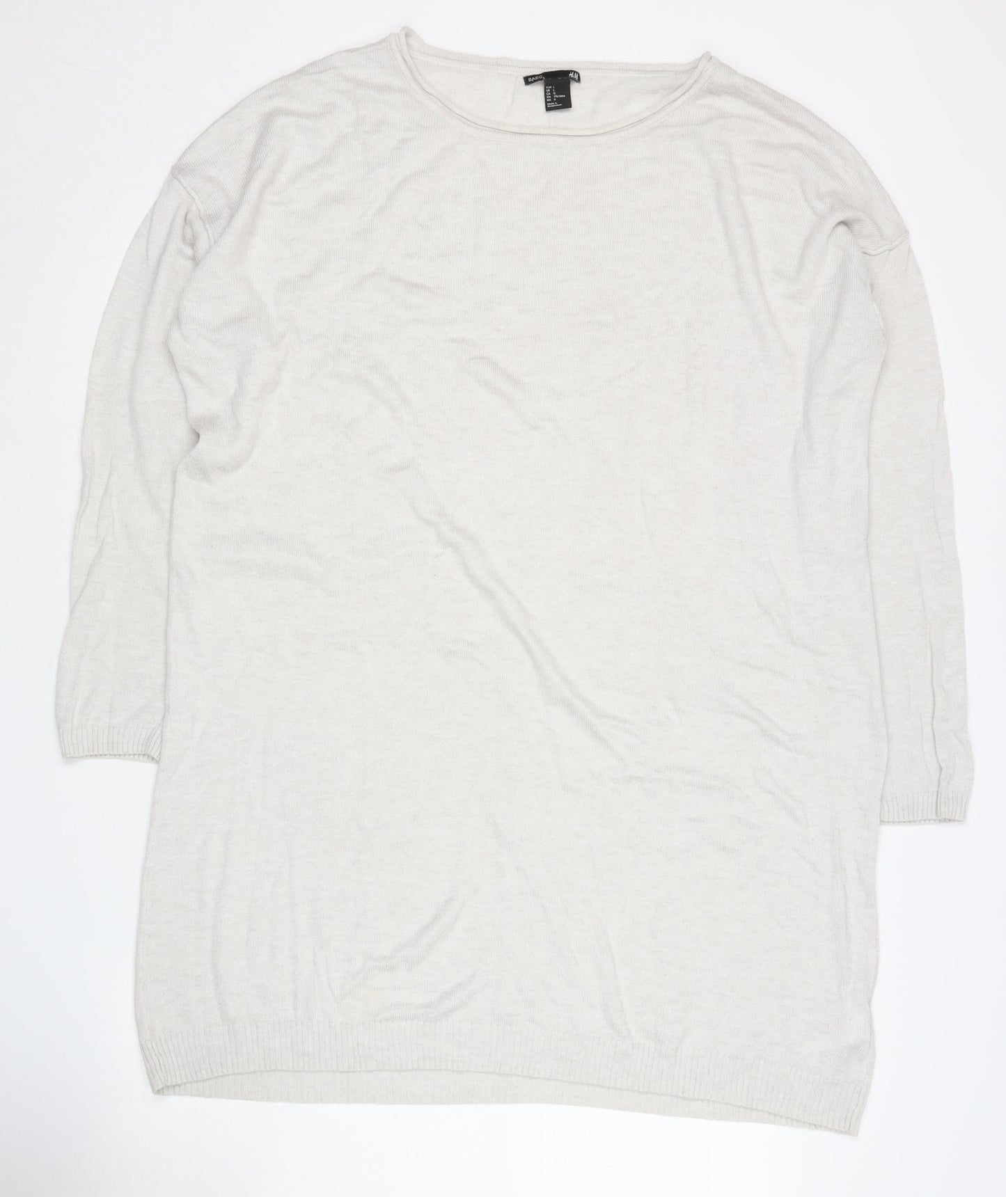 Womens UK Size L H&M Ivory Pullover Jumper