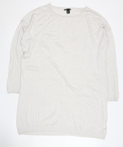 Womens UK Size L H&M Ivory Pullover Jumper