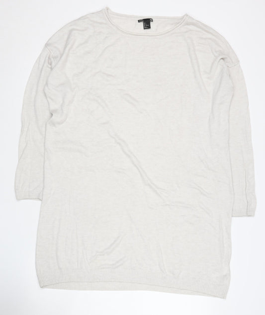 Womens UK Size L H&M Ivory Pullover Jumper